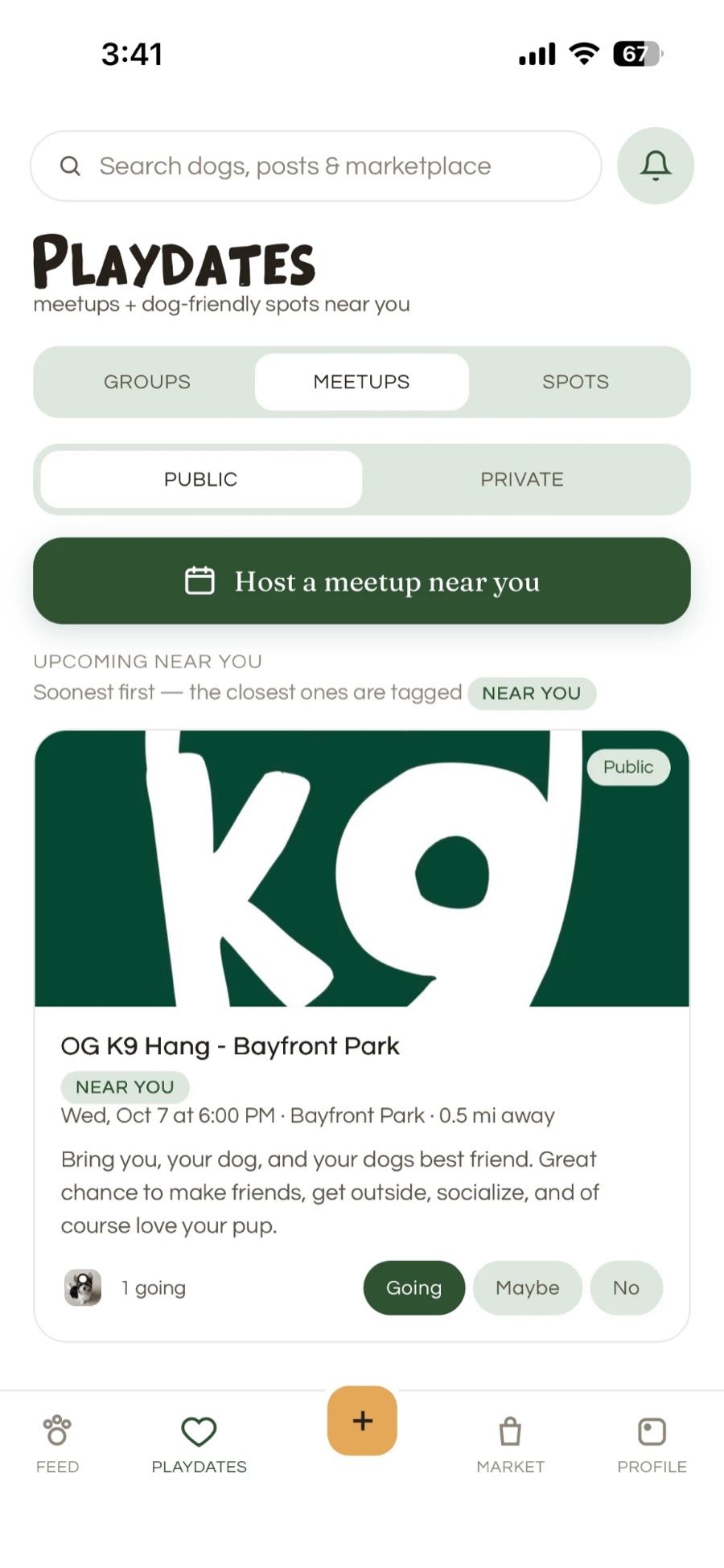 Dog meetups near you